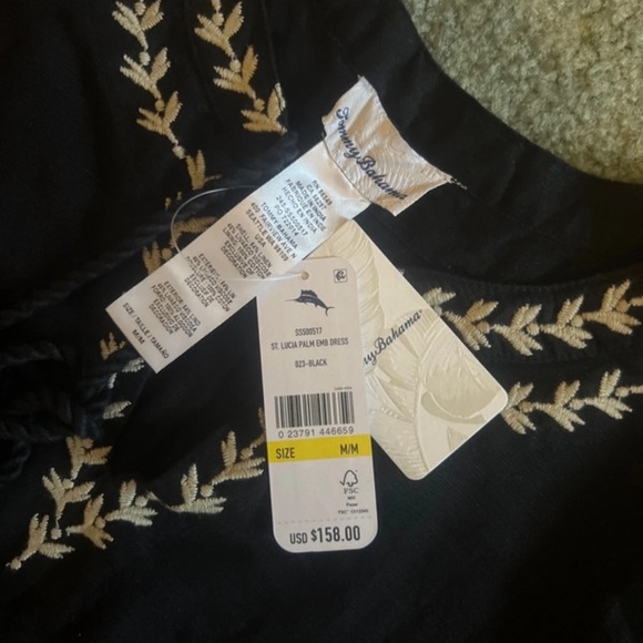 Tommy Bahama Black Dress - Picture 4 of 5